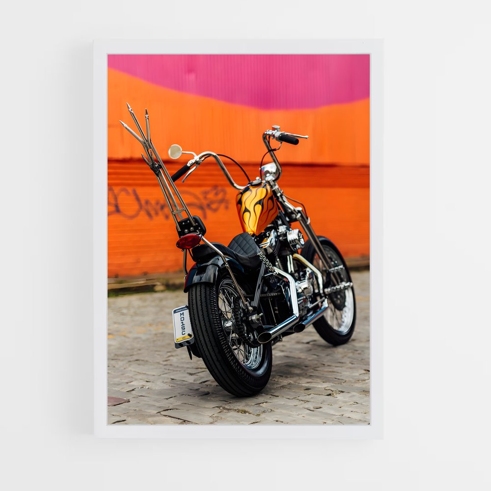 Poster Moto Nostalgie – affiche Husqvarna (vue 3)